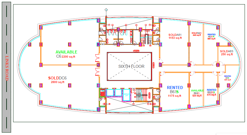 6th floor floorplan