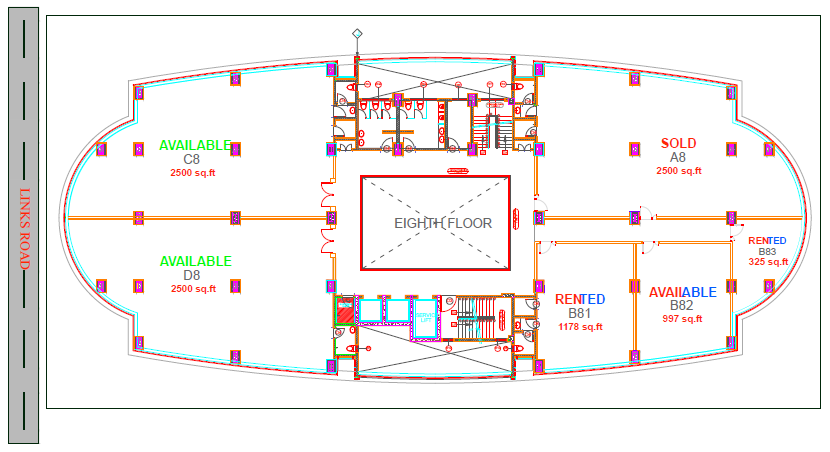 8th floor floorplan