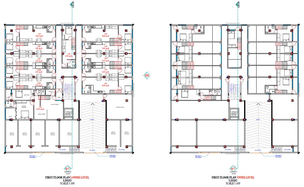 3 BHK floorplan